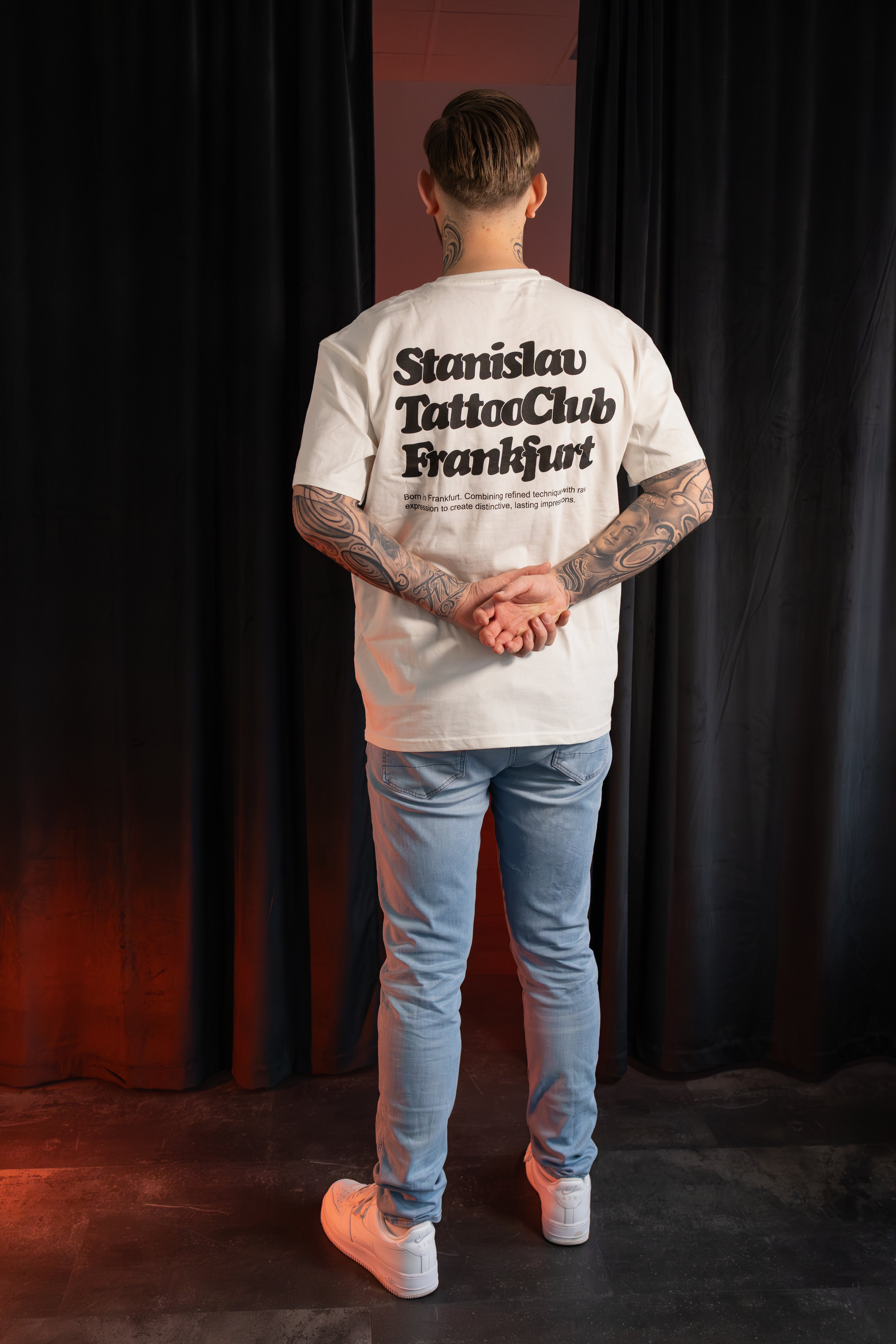 Tattoo Club T-Shirt oversized • creme