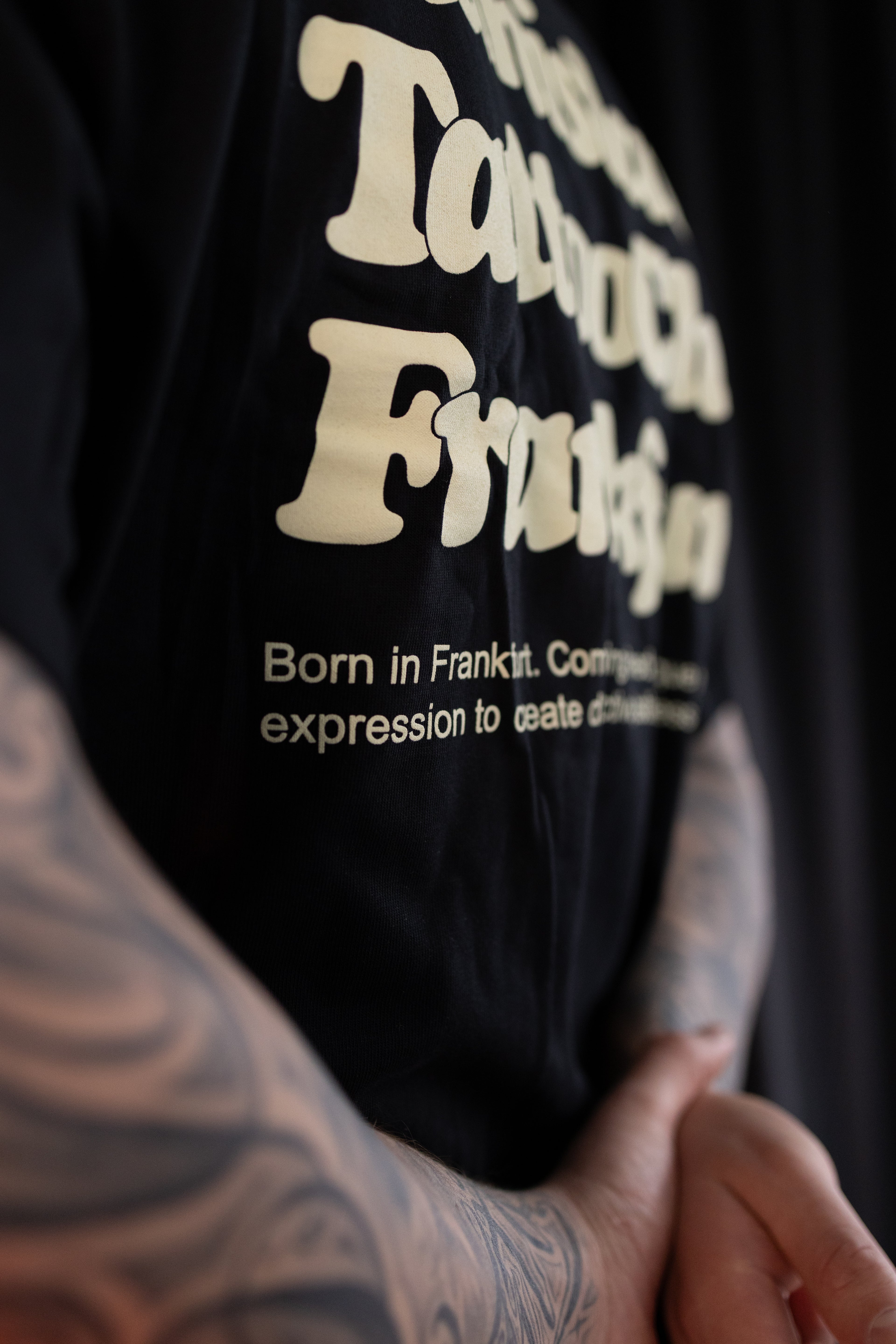 Tattoo Club T-Shirt oversized • schwarz